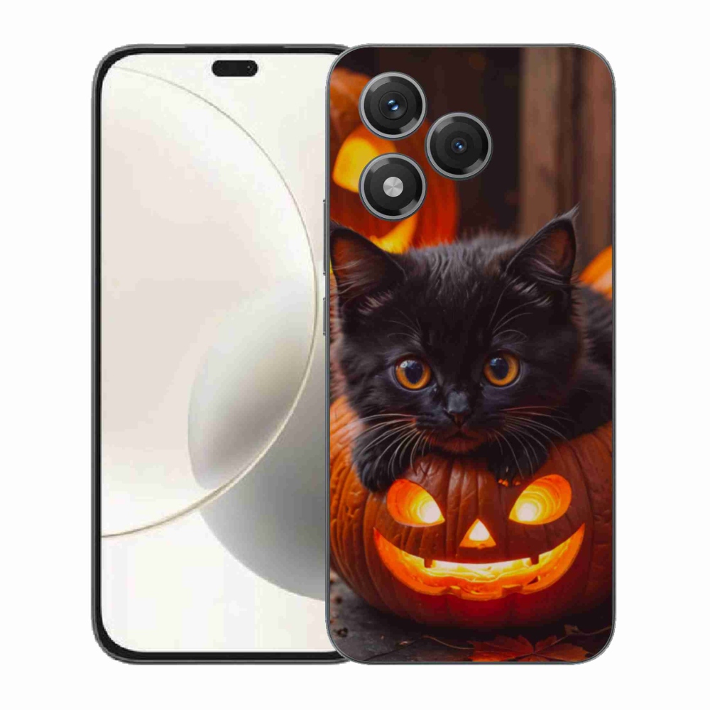 Zselés borítás mmCase a Honor 400 Lite-hoz - cica és tök