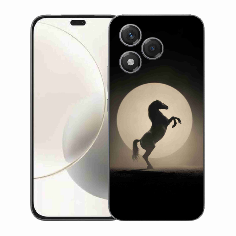 Zselés borítás mmCase a Honor 400 Lite-hoz - ló sziluettben