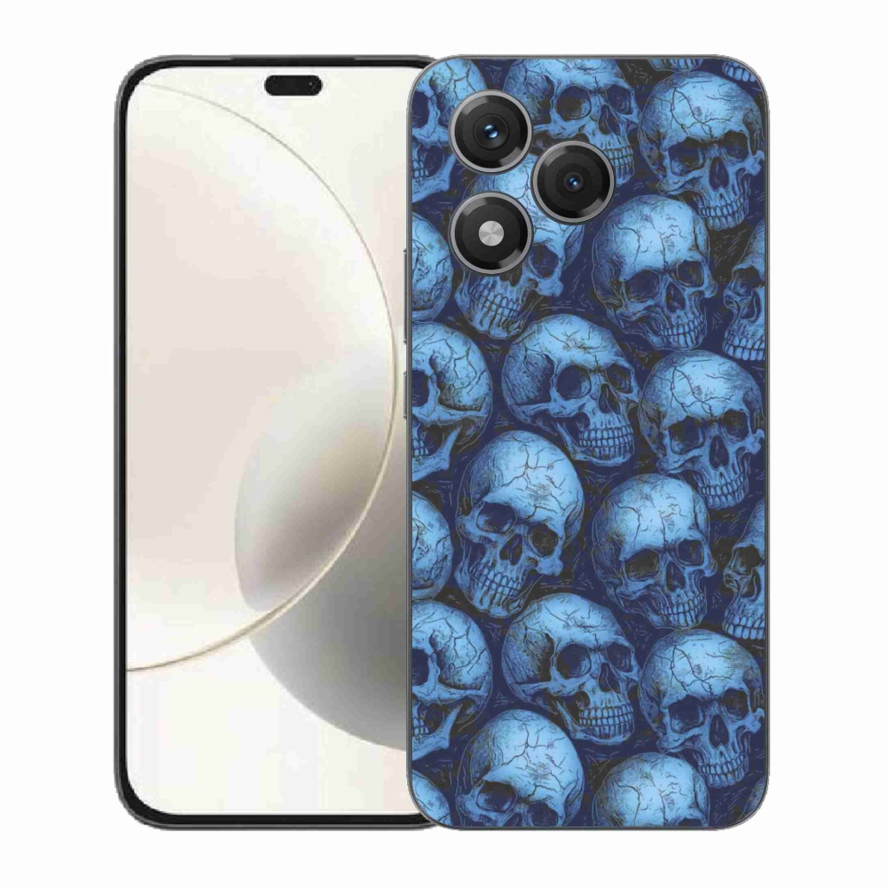 Zselés borítás mmCase a Honor 400 Lite-hoz - koponyák