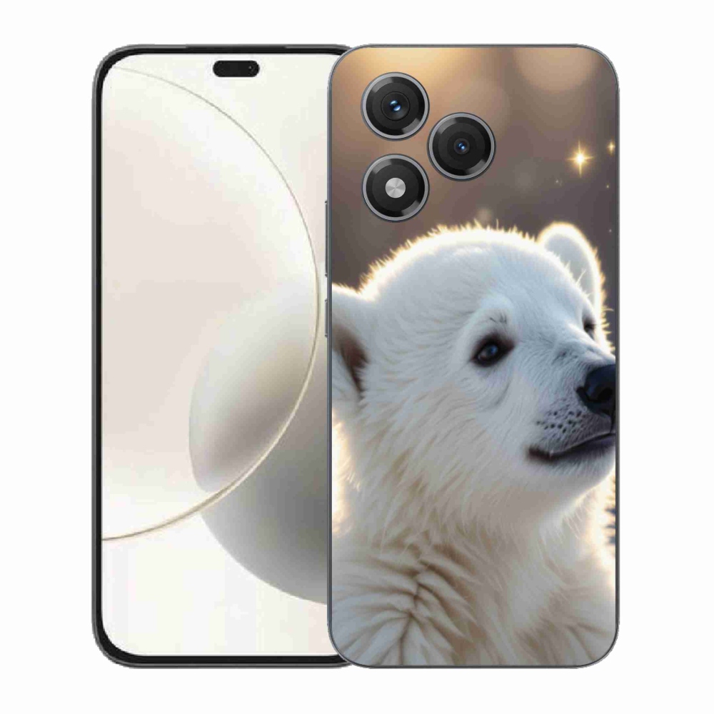 Zselés borítás mmCase a Honor 400 Lite készülékhez - jegesmedve