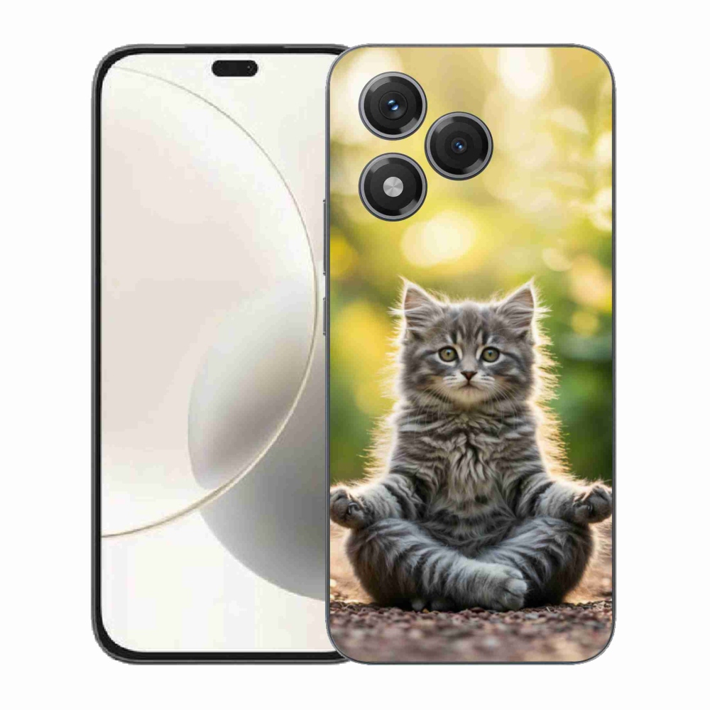 Zselés borítás mmCase a Honor 400 Lite-hoz - meditáló cica