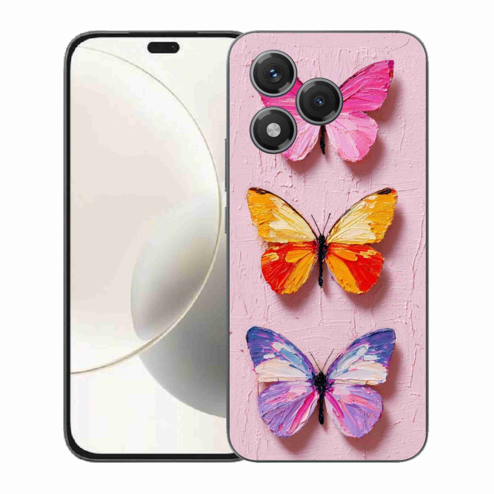 Zselés borítás mmCase a Honor 400 Lite-hoz - pillangó szentháromság