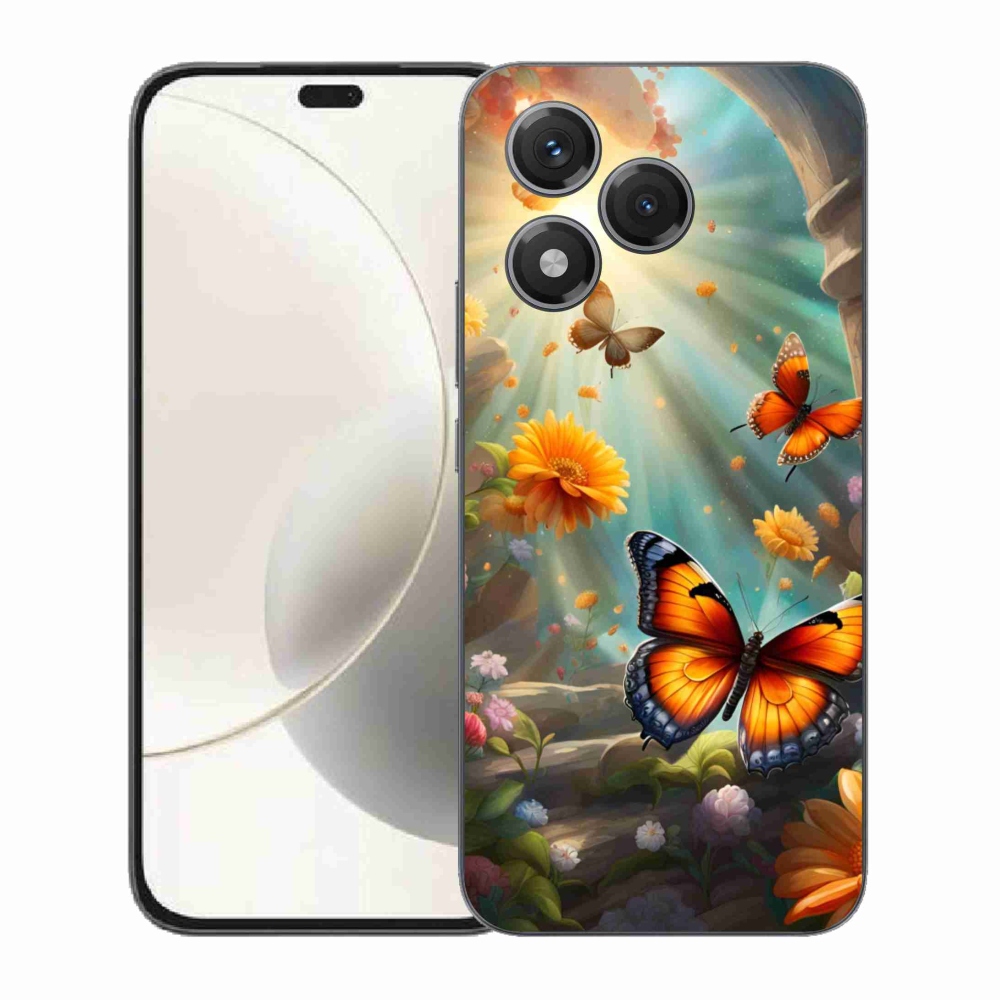 Zselés borítás mmCase a Honor 400 Lite-hoz - pillangókert 2