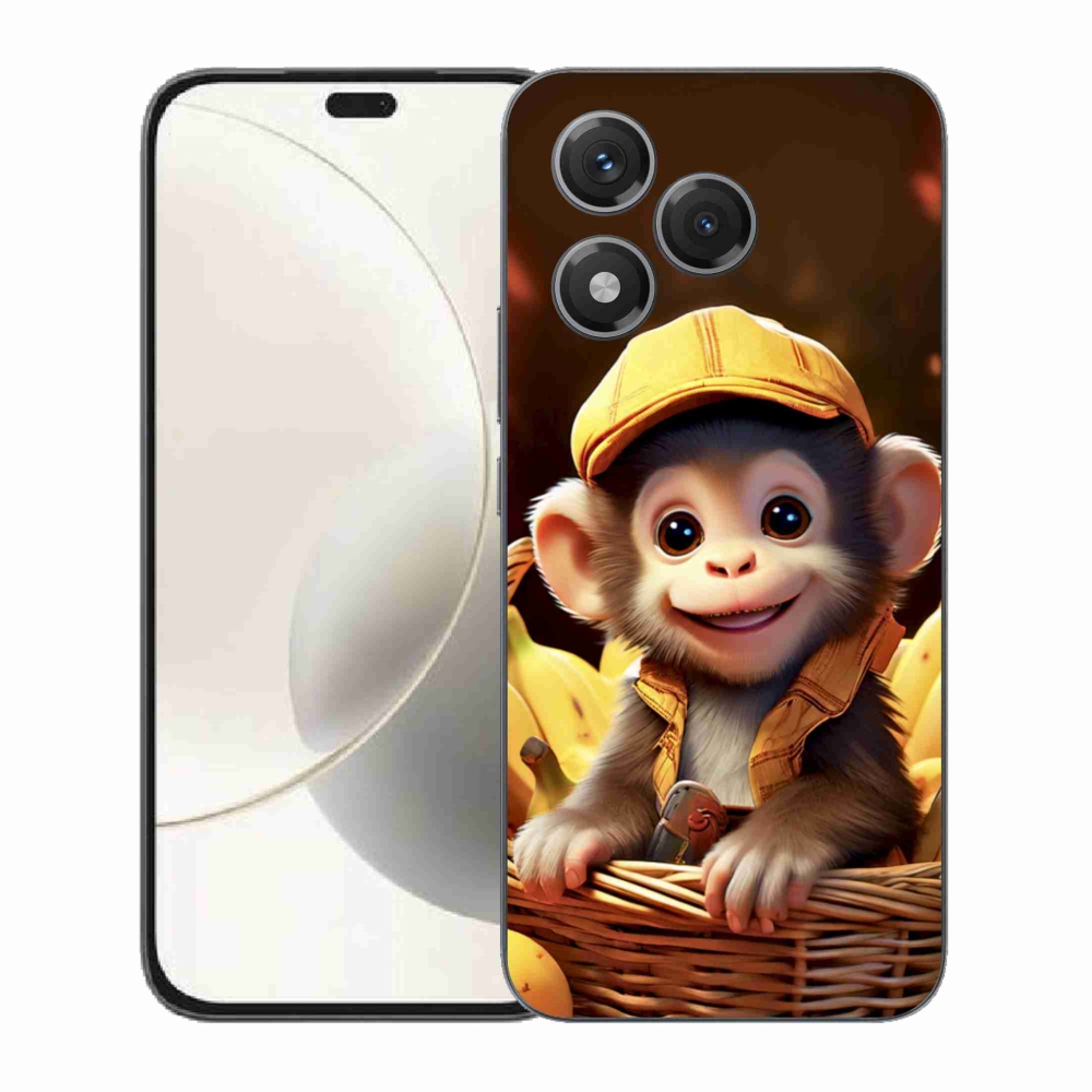 mmCase gél tok az Honor 400 Lite-hoz – majom a kosárban