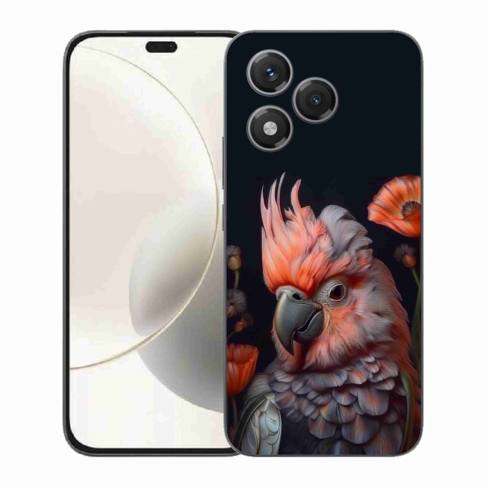 mmCase gél tok az Honor 400 Lite-hoz – színes kakadu papagáj