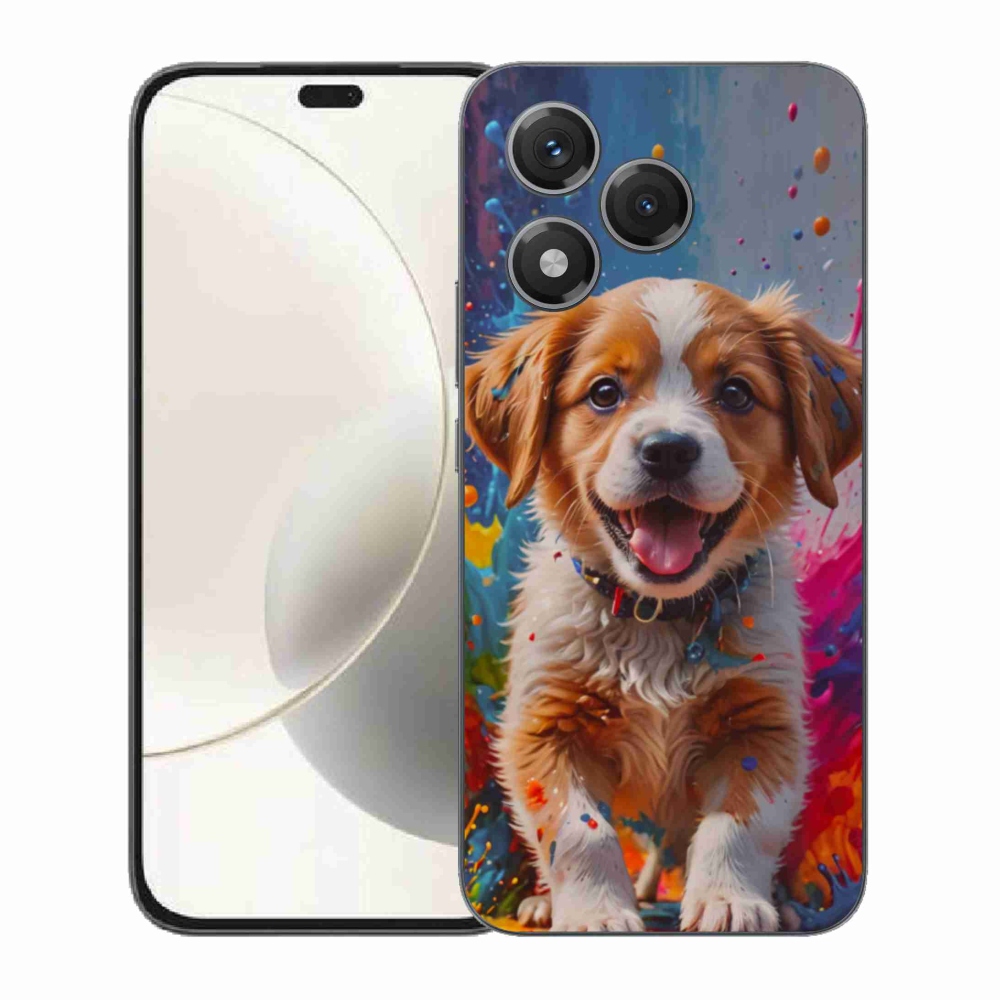 Gél borítás mmCase a Honor 400 Lite-hoz - aranyos kiskutya 3