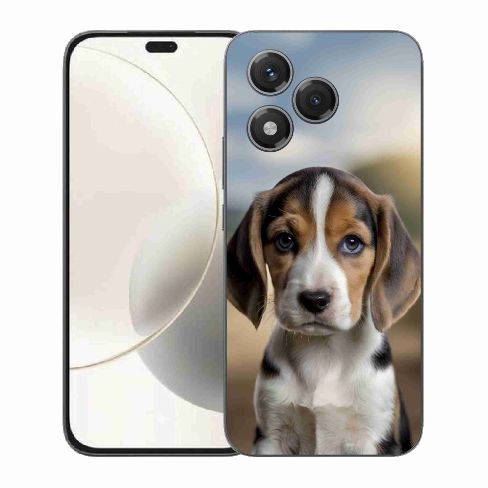 mmCase gél tok az Honor 400 Lite-hoz – aranyos beagle