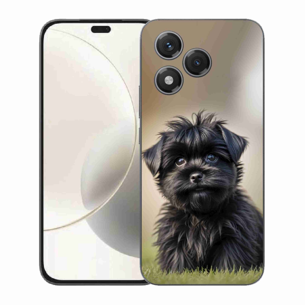 mmCase gél tok az Honor 400 Lite-hoz – aranyos fekete kutyus