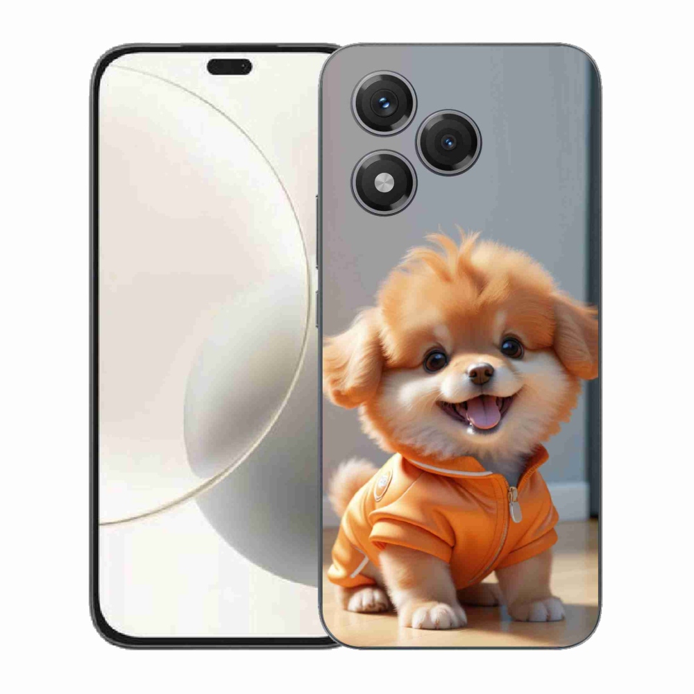 mmCase gél tok az Honor 400 Lite-hoz – aranyos pomerániai pulóverben