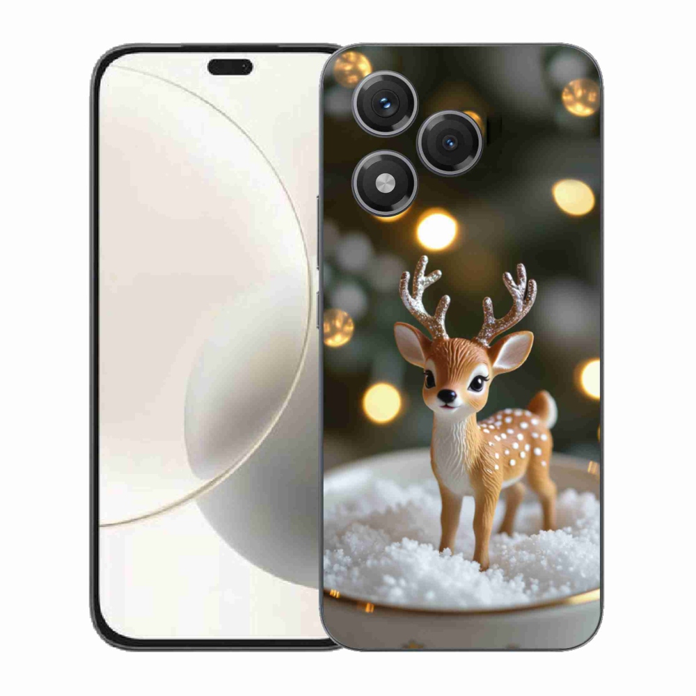mmCase gél tok az Honor 400 Lite-hoz – aranyos karácsonyi szarvas