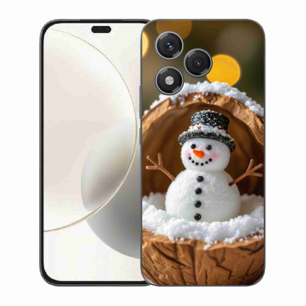 Zselés borítás mmCase a Honor 400 Lite-hoz - hóember 4