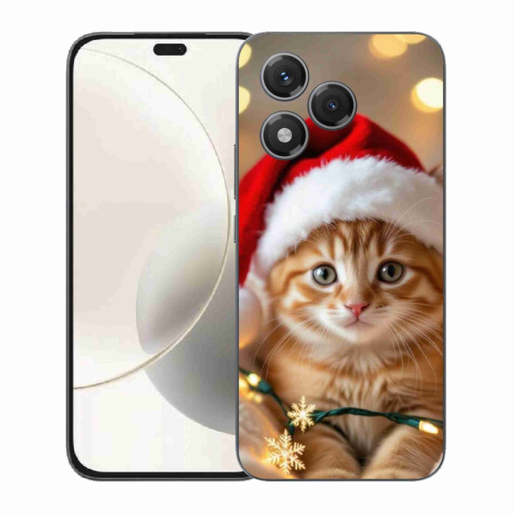 Gél borító mmCase a Honor 400 Lite-hoz - Karácsonyi cica