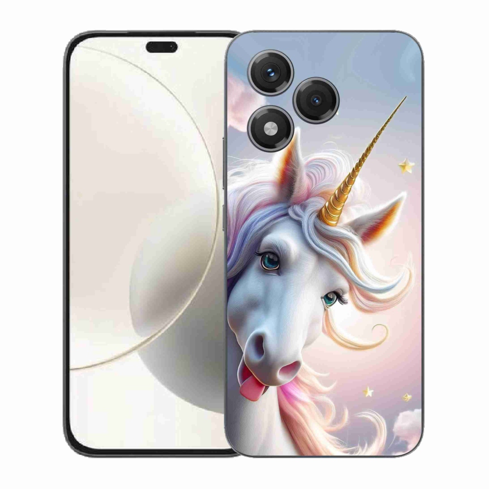 mmCase gél tok az Honor 400 Lite-hoz – vidám egyszarvú