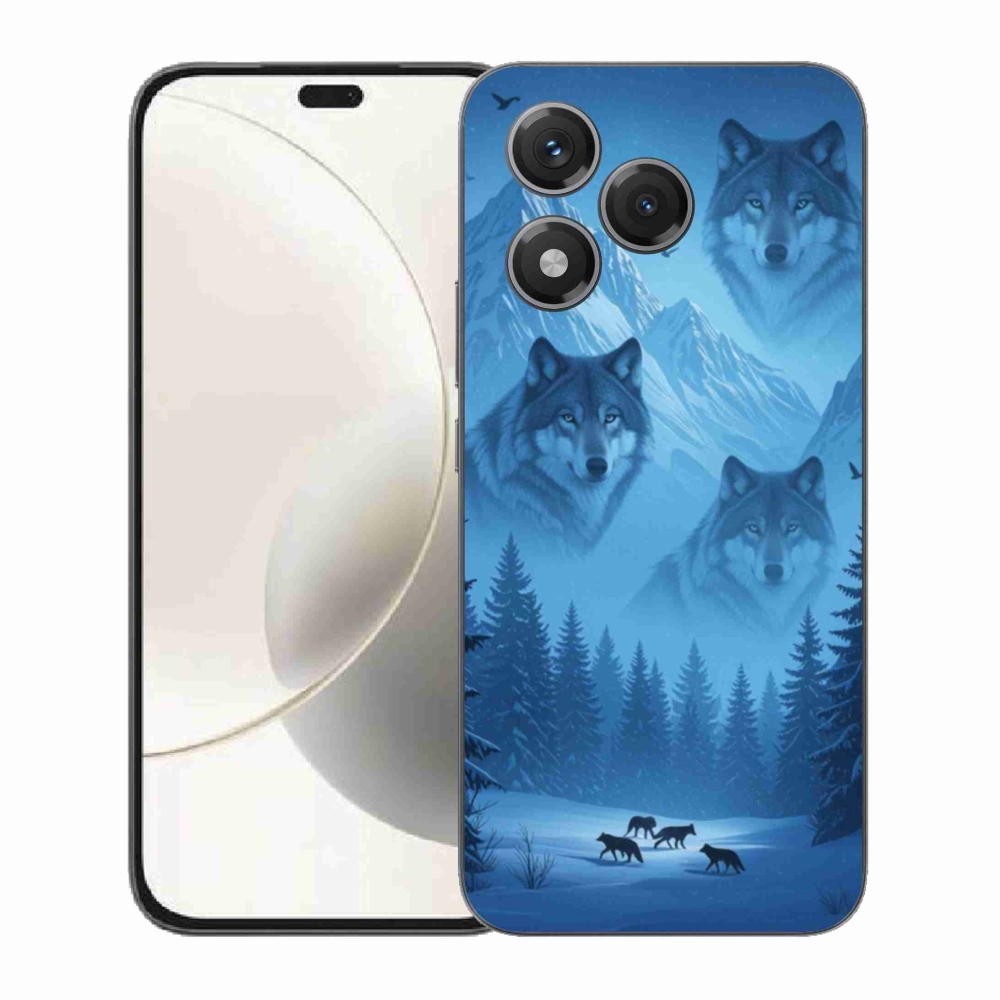 Zselés borítás mmCase a Honor 400 Lite-hoz - farkas csomag