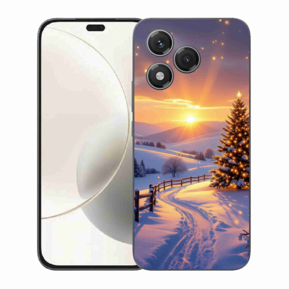 Zselés borítás mmCase a Honor 400 Lite-hoz - téli tájkép