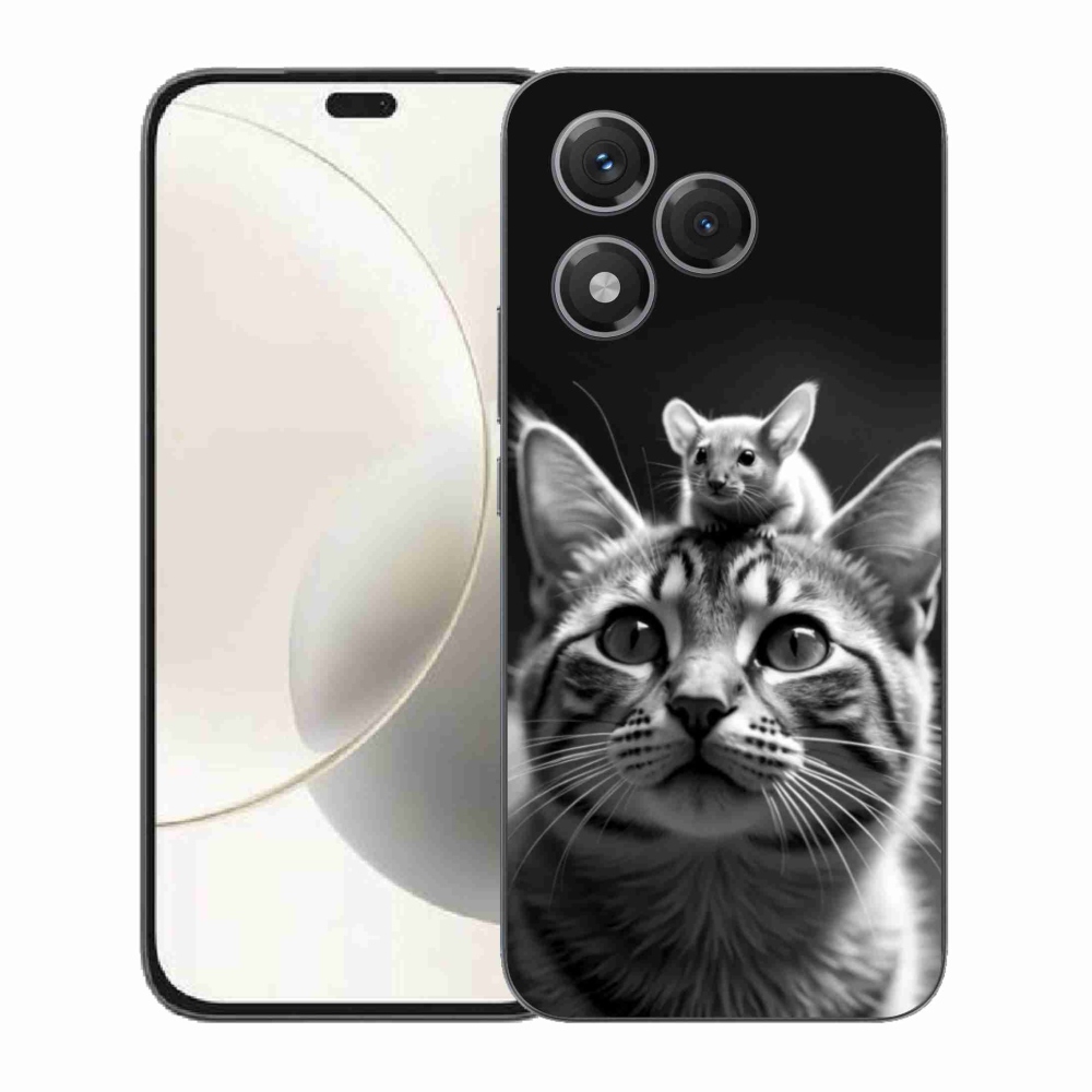 Zselés borítás mmCase a Honor 400 Lite-hoz - állati barátság 2