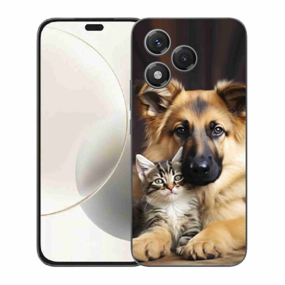 Zselés borítás mmCase a Honor 400 Lite-hoz - állatbarátság