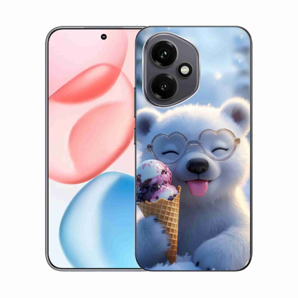 mmCase gél tok az Honor 400-hoz – mackó fagylalttal