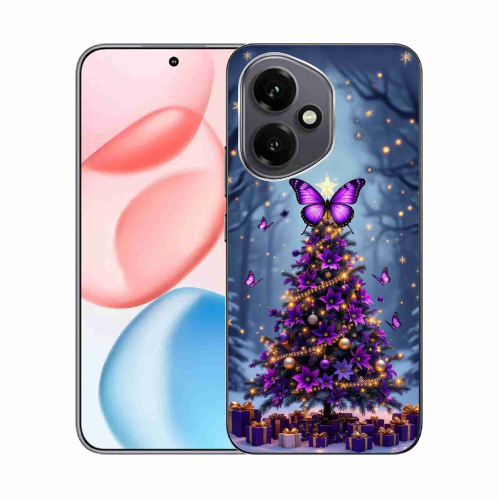 mmCase gél tok az Honor 400-hoz – pillangós karácsonyfa