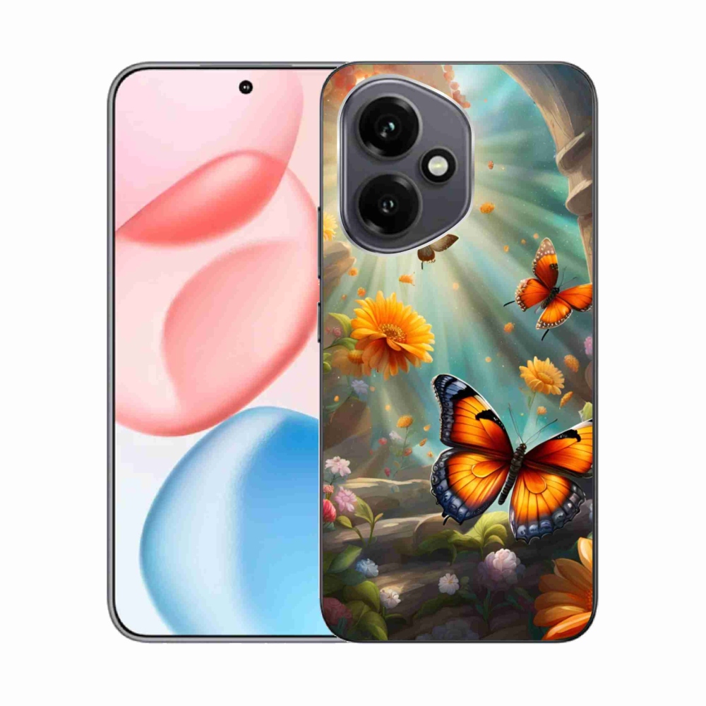 Zselés borítás mmCase a Honor 400-hoz - pillangókert 2