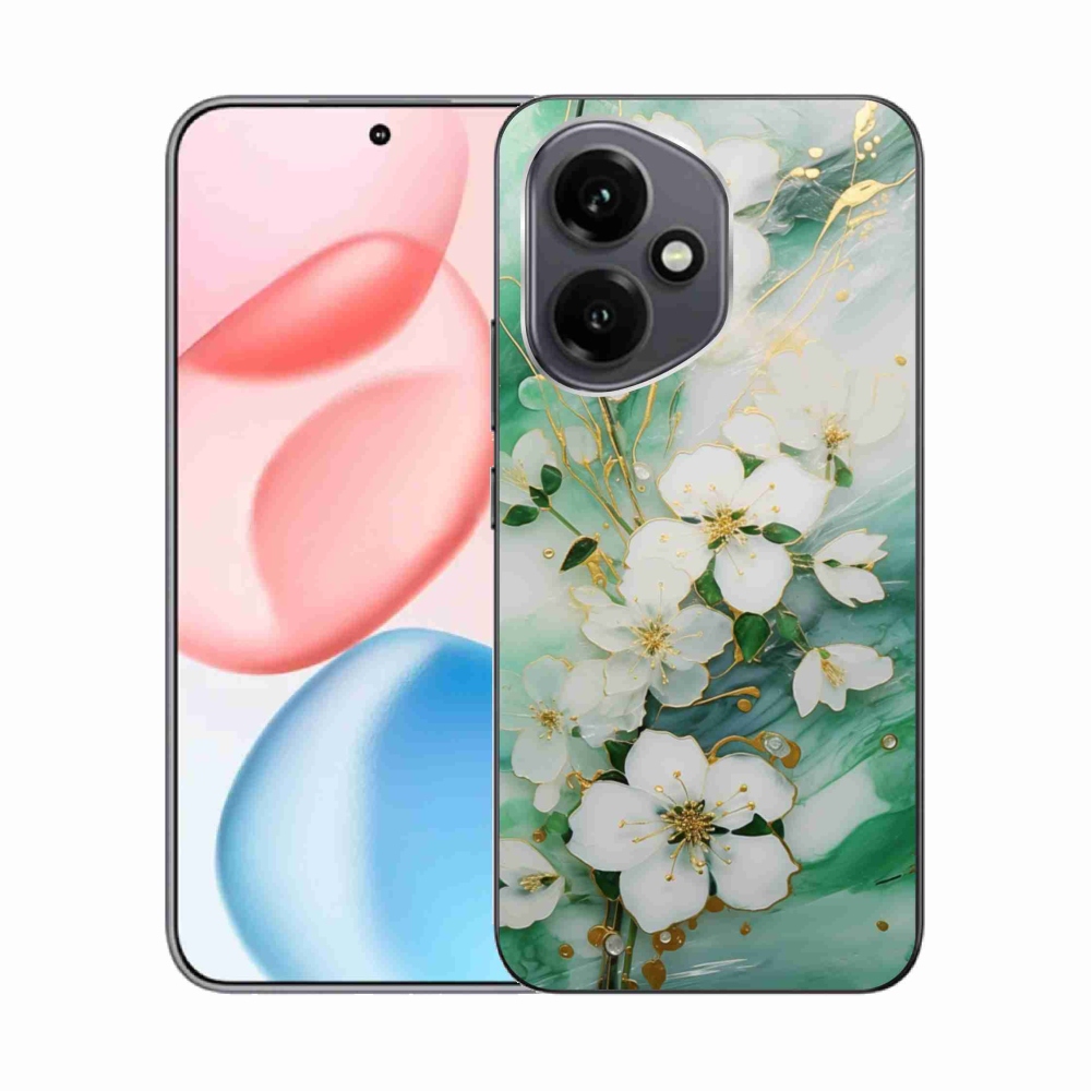 Zselés borító mmCase a Honor 400-hoz - finom virágok