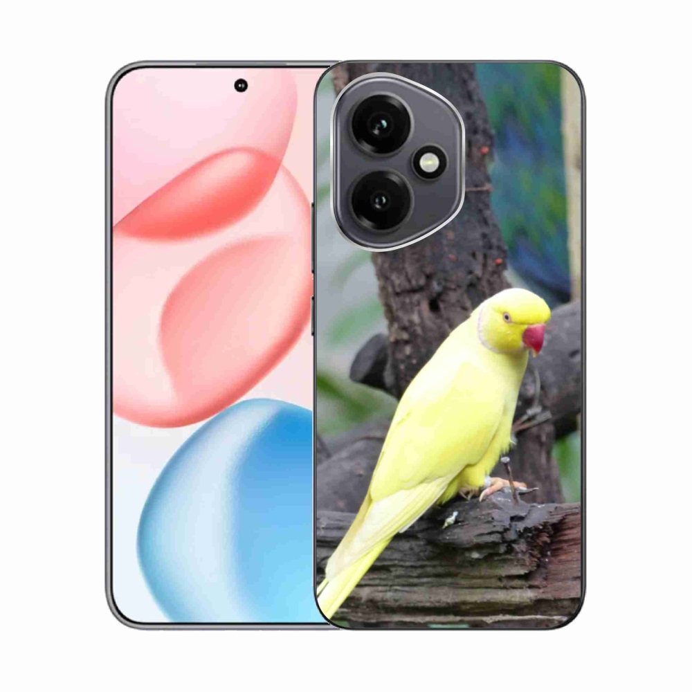 Zselés borítás mmCase Honor 400-hoz - papagáj alexander sárga