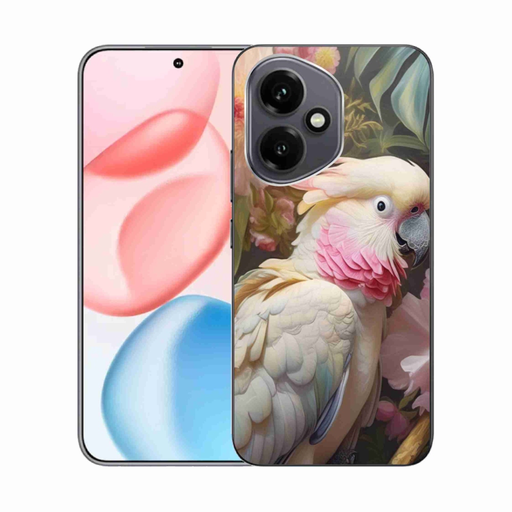 Zselés borítás mmCase a Honor 400-hoz - papagáj kakadu rózsaszín 2