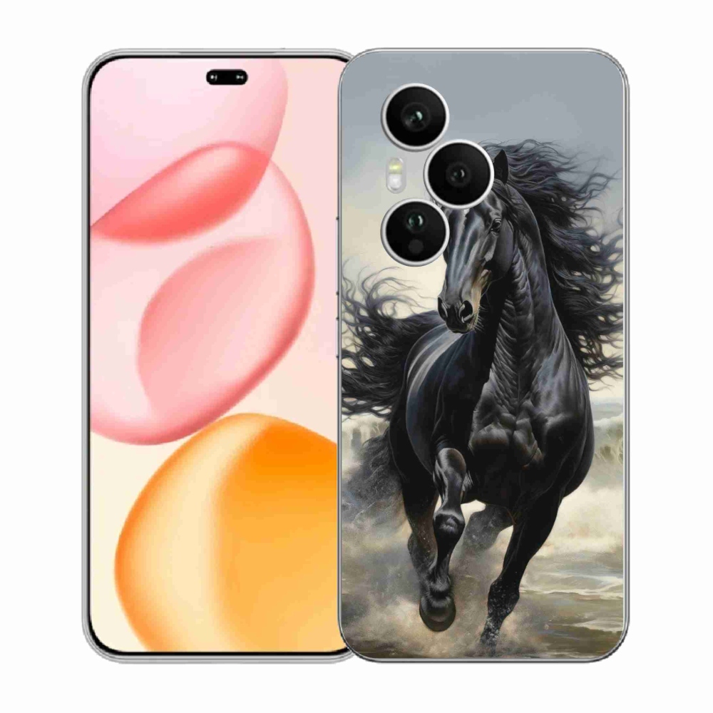 mmCase géltok az Honor 400 Pro-hoz – futó fekete ló