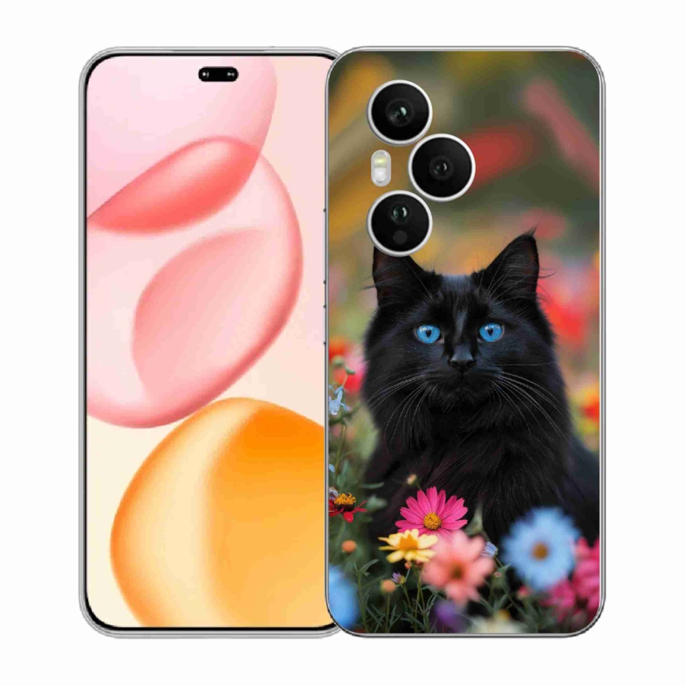 mmCase gél tok az Honor 400 Pro-hoz – fekete cica 4