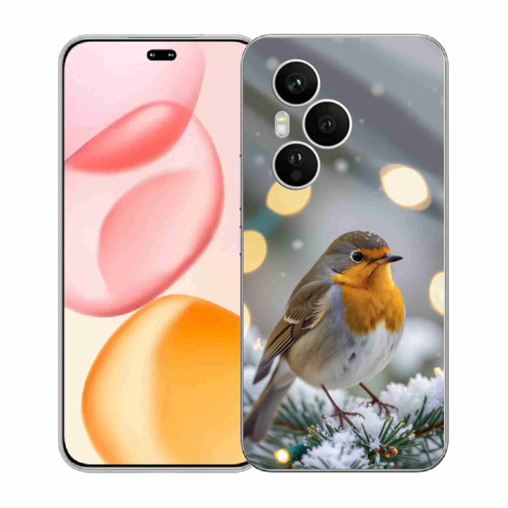 mmCase gélhuzat az Honor 400 Pro-hoz – téli piros