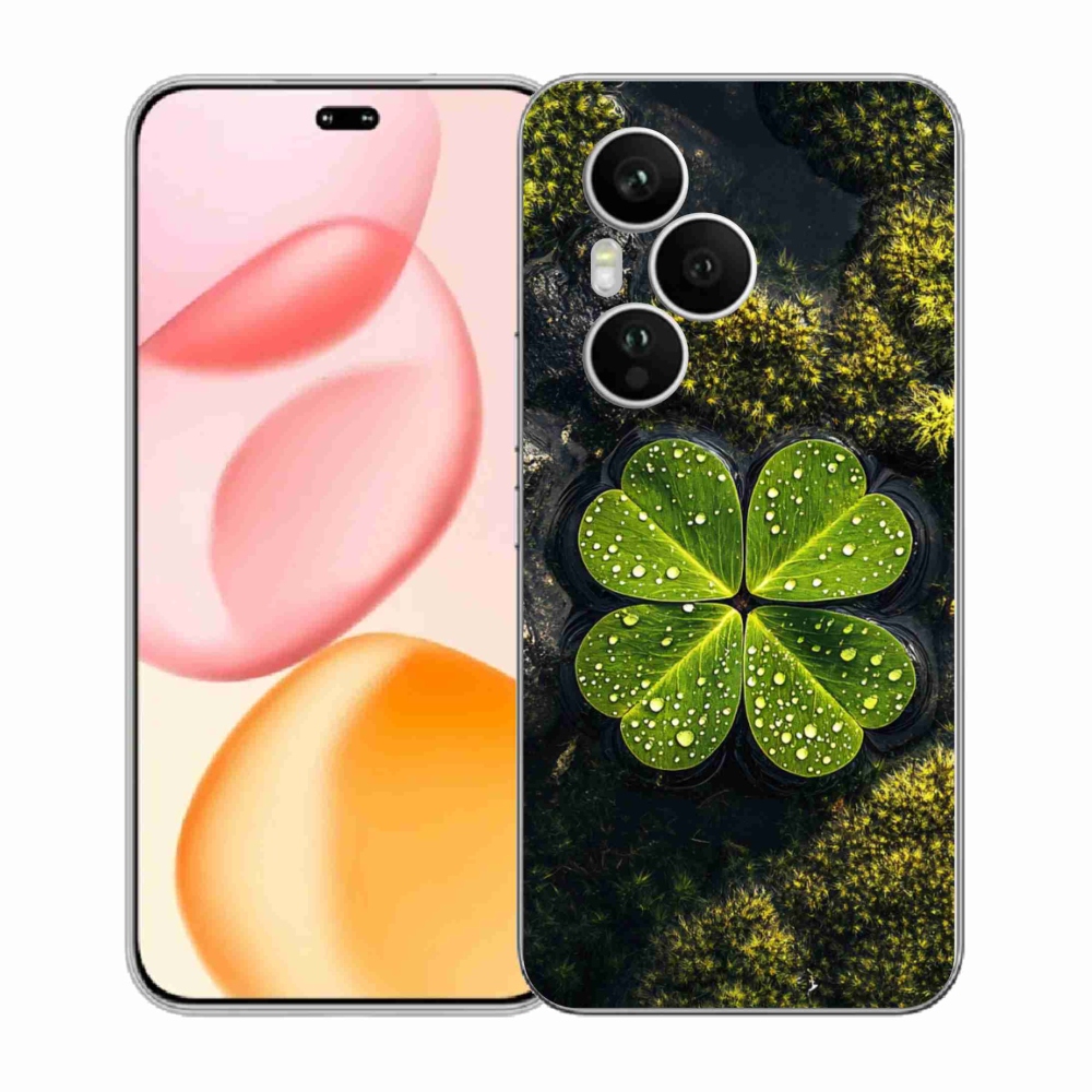 Zselés borítás mmCase a Honor 400 Pro-hoz - négylevelű lóhere