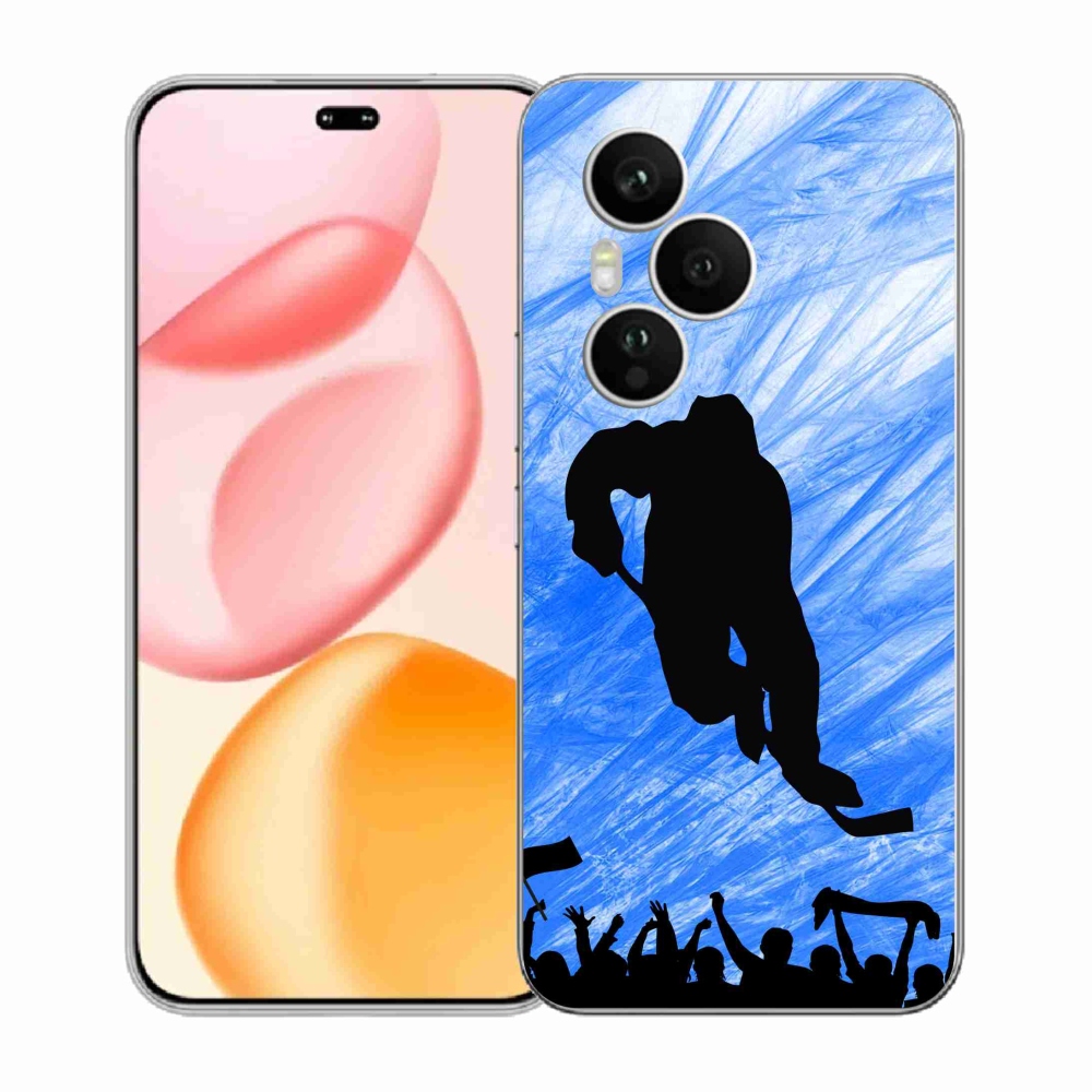 Zselés borítás mmCase a Honor 400 Pro-hoz - hokis játékos