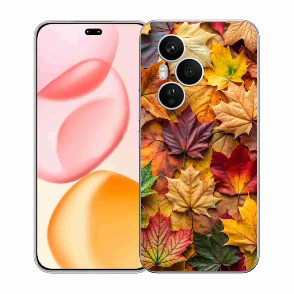 Zselés borítás mmCase a Honor 400 Pro-hoz - juharlevelek 2