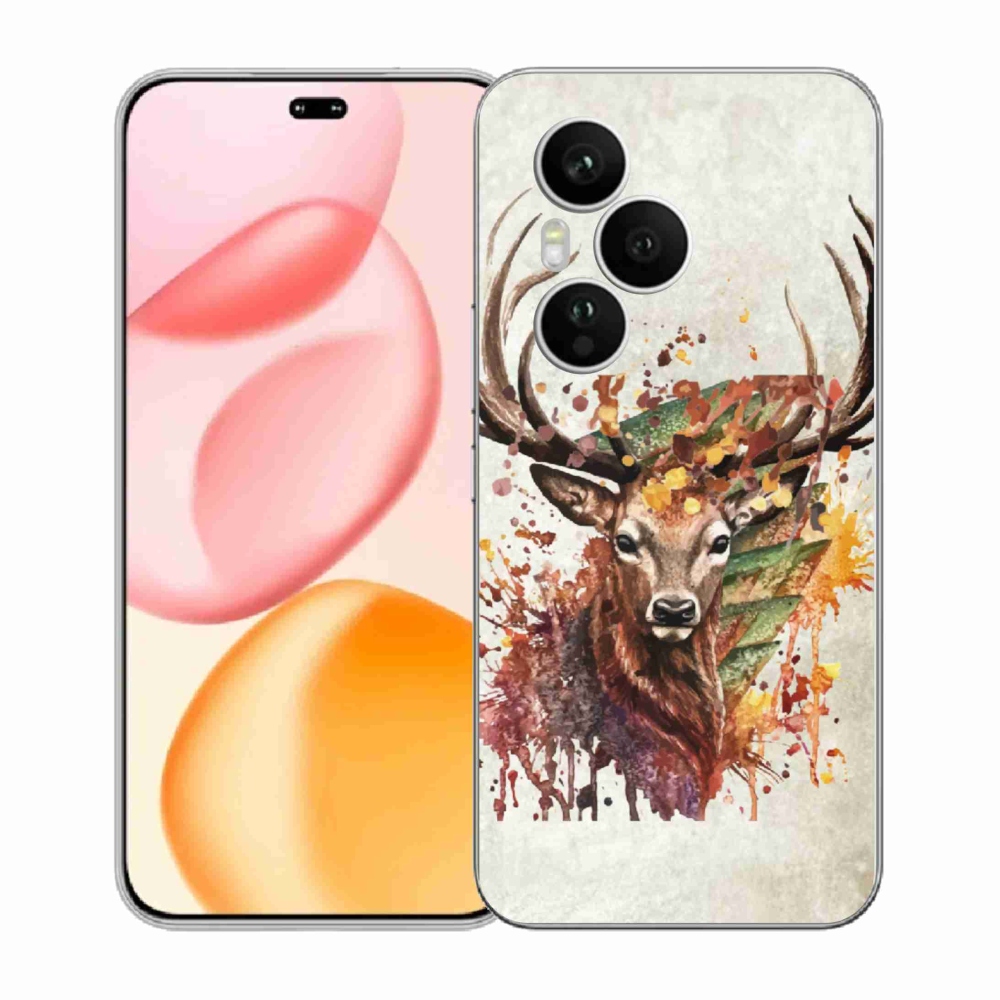 Zselés borítás mmCase a Honor 400 Pro készülékhez - szarvas 1
