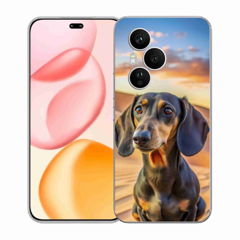 Zselés borítás mmCase a Honor 400 Pro-hoz - tacskó 3