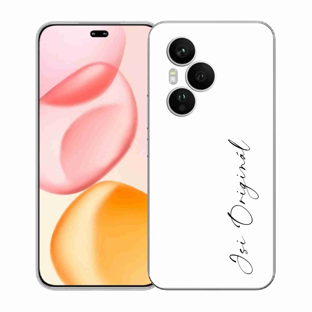 Gél borító mmCase a Honor 400 Pro-hoz - te vagy az eredeti fehér háttér