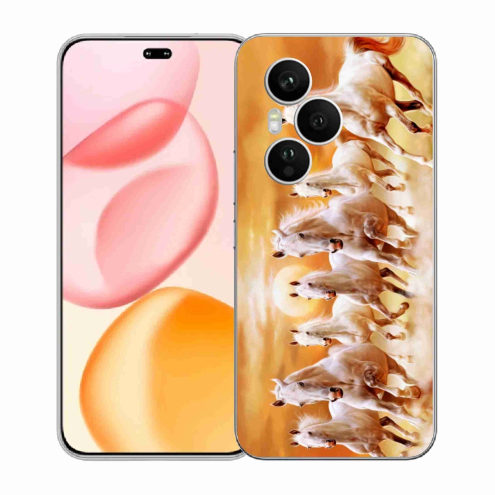 Zselés borítás mmCase a Honor 400 Pro-hoz - lovak 2