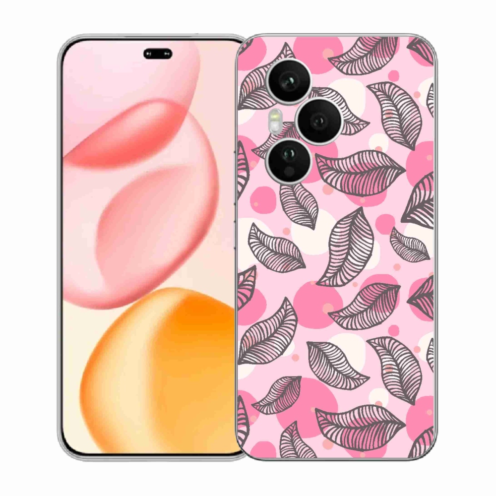 Zselés borító mmCase a Honor 400 Pro-hoz - rajzfilmes hulló levelek