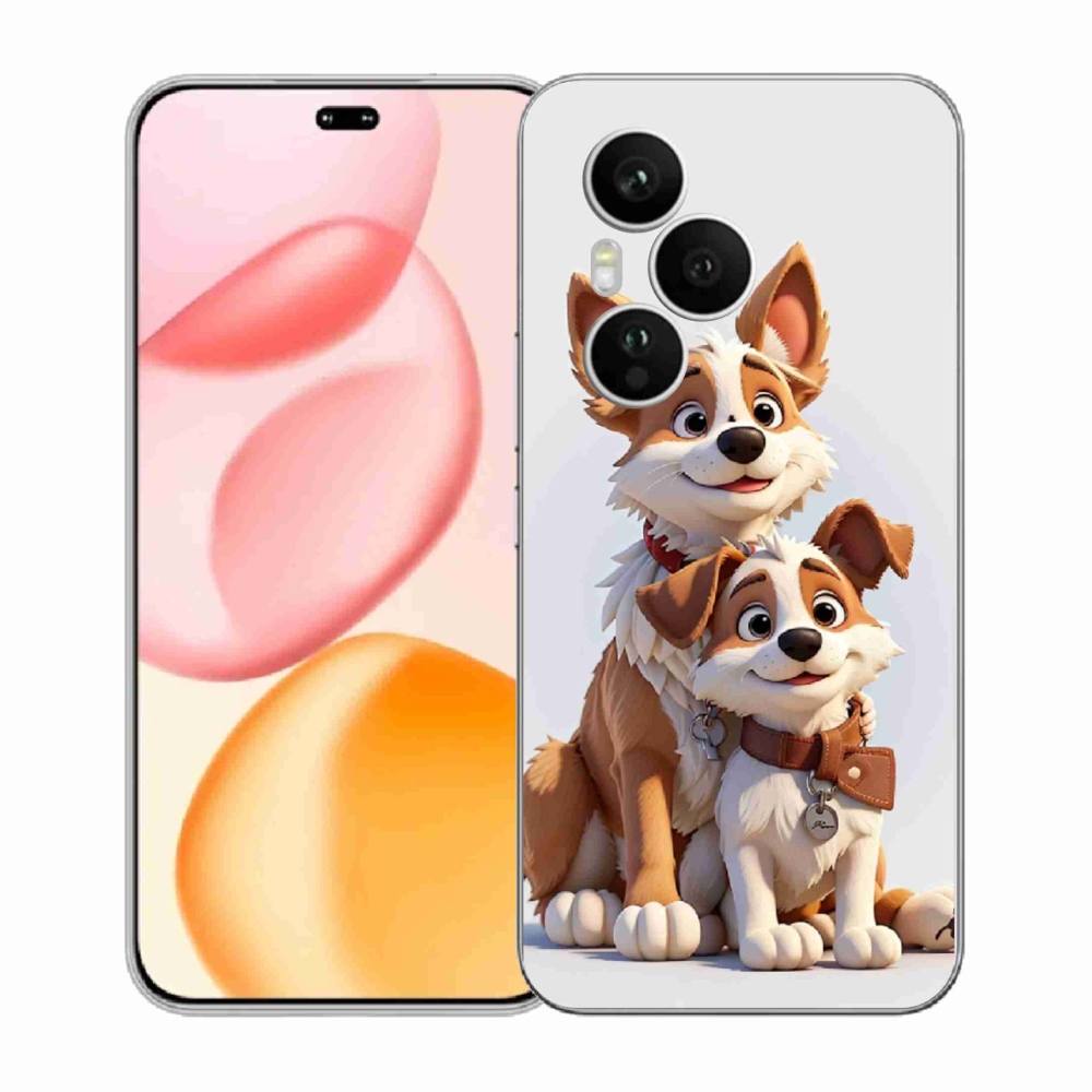 Zselés borítás mmCase a Honor 400 Pro-hoz - rajz kutyáknak