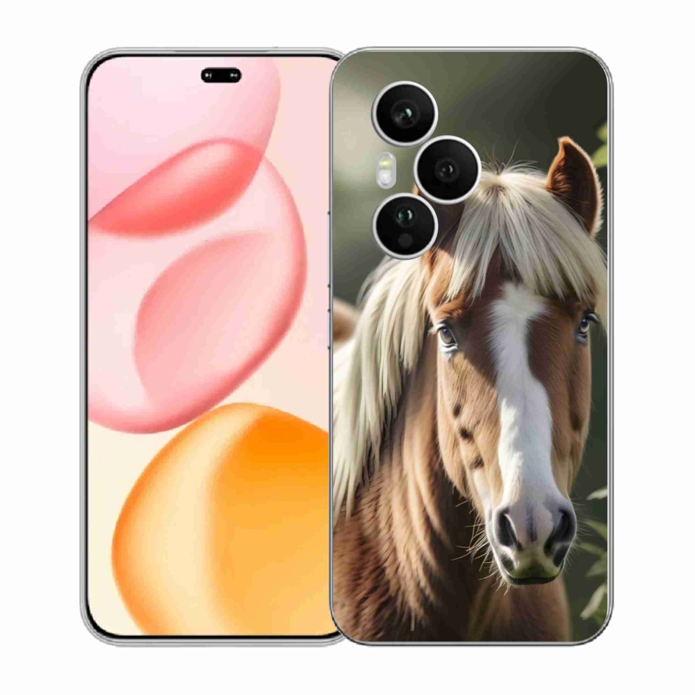 mmCase gél tok az Honor 400 Pro-hoz – világos sörényű ló