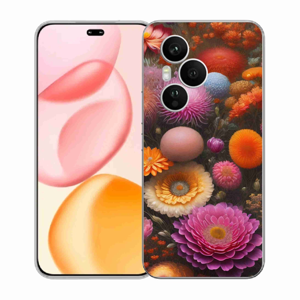 Gél borító mmCase a Honor 400 Pro számára - virágos kompozíció