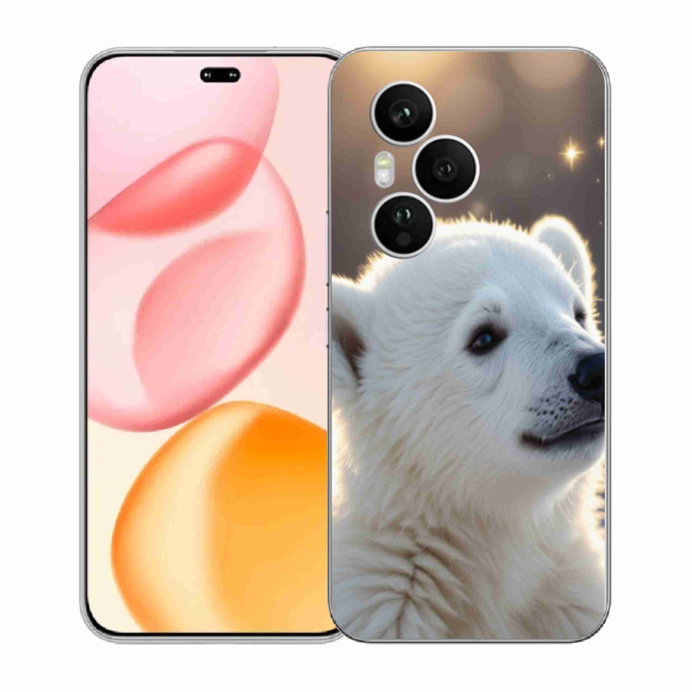 Zselés borítás mmCase a Honor 400 Pro-hoz - jegesmedve