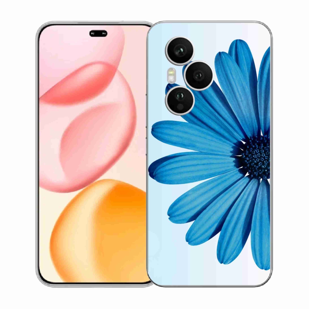 Zselés borítás mmCase a Honor 400 Pro-hoz - kék margaréta