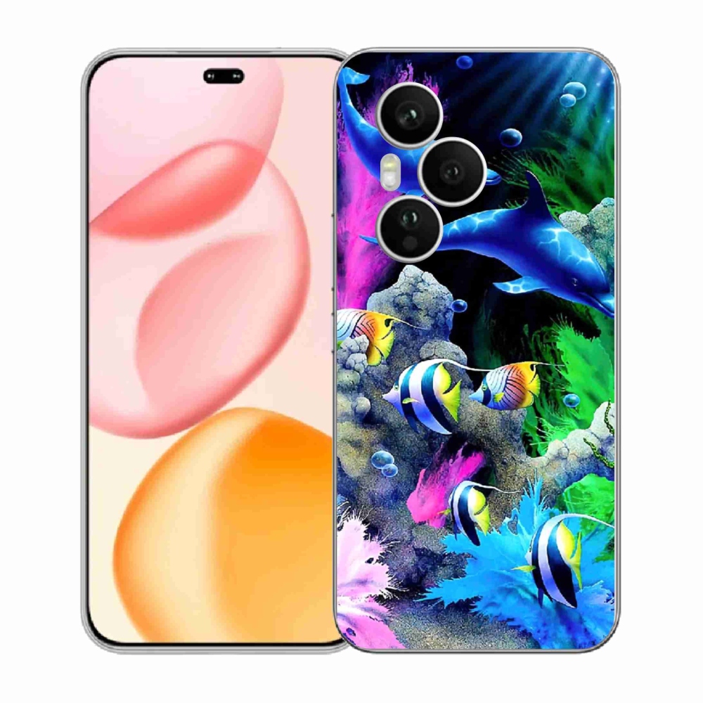 Gél borítás mmCase a Honor 400 Pro számára - Sea World