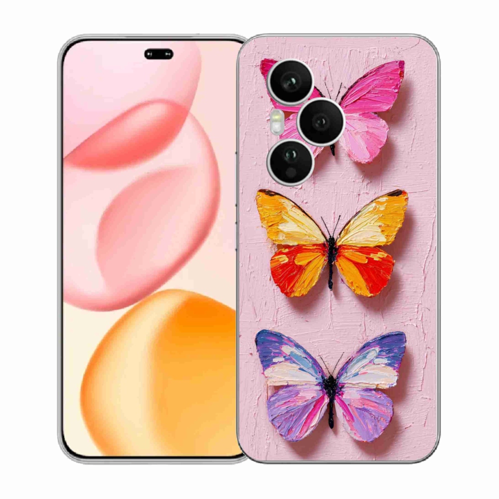 Zselés borítás mmCase a Honor 400 Pro-hoz - pillangó szentháromság