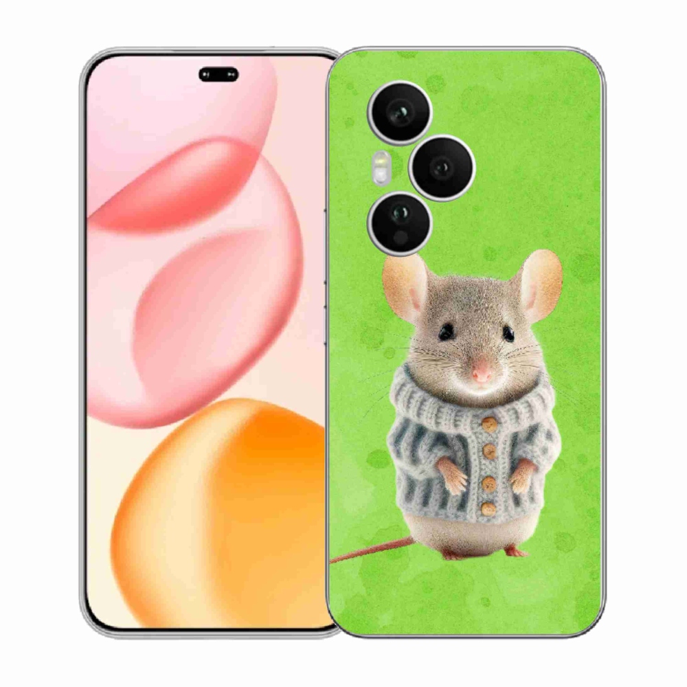 Gél borítás mmCase a Honor 400 Pro-hoz - egér pulóverben