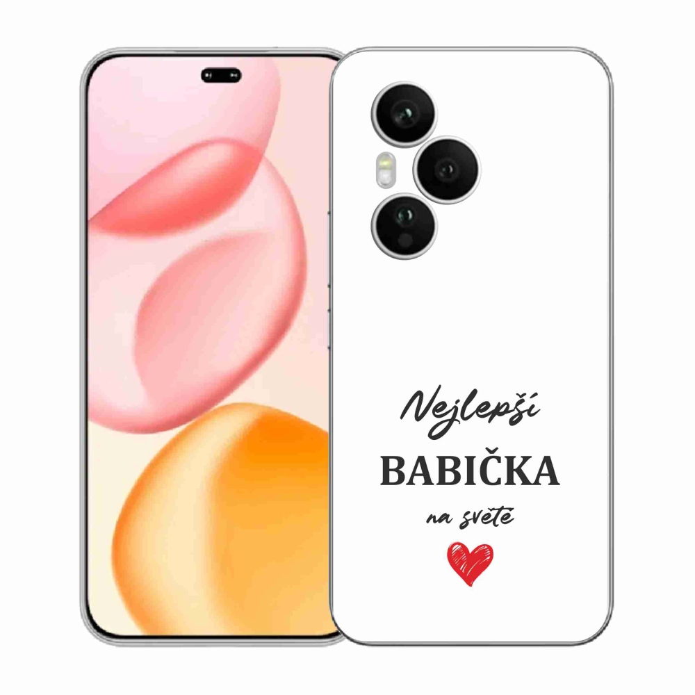 Gél borítás mmCase a Honor 400 Pro számára - Best Grandma 1 fehér háttér