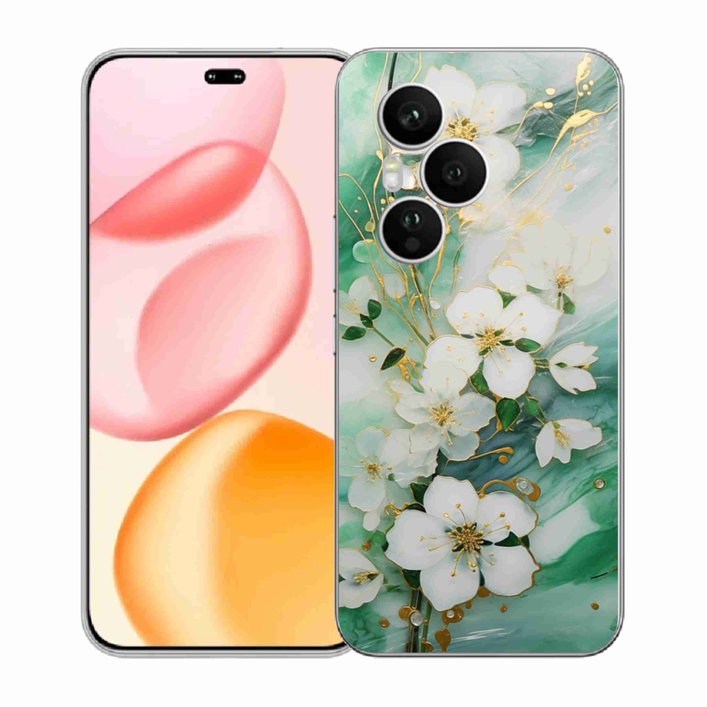Zselés borítás mmCase a Honor 400 Pro-hoz - finom virágok
