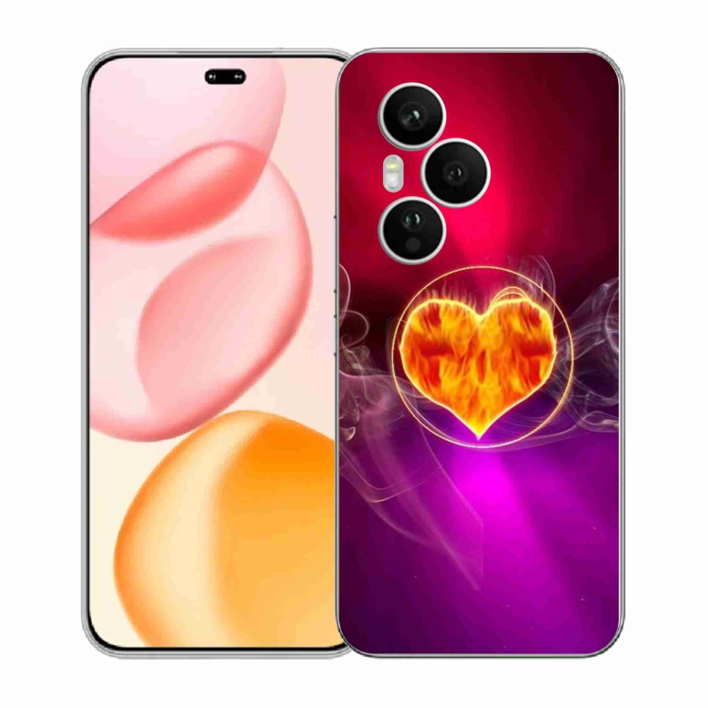 Gél borítás mmCase a Honor 400 Pro-hoz - tüzes szív