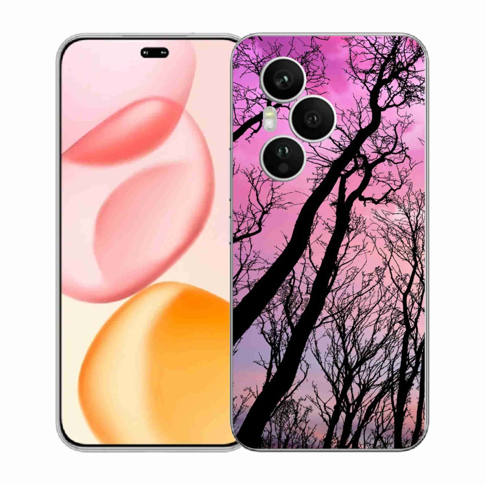 Zselés borítás mmCase a Honor 400 Pro-hoz - kidőlt fák